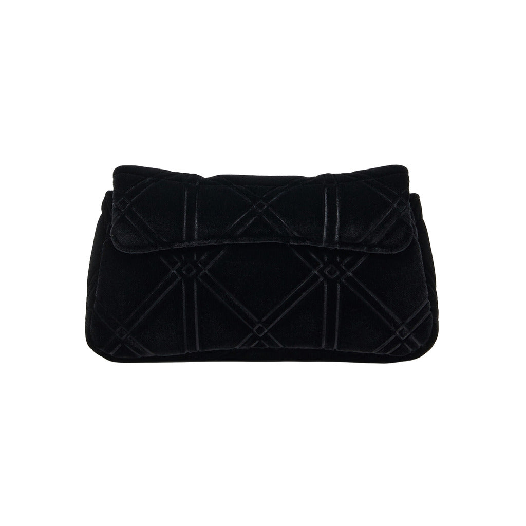 Emporio Armani Mini Shoulder Bag in Black Velvet