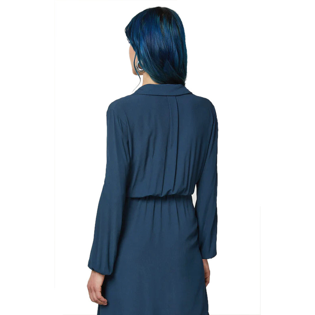 Patrizia Pepe Petrol Blue Midi Dress