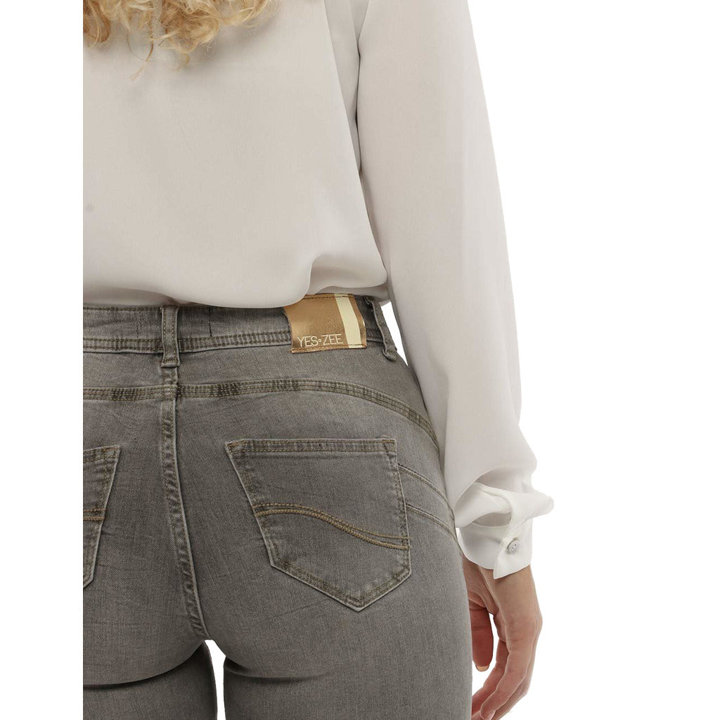 Yes Zee grey jeans, additional product angle