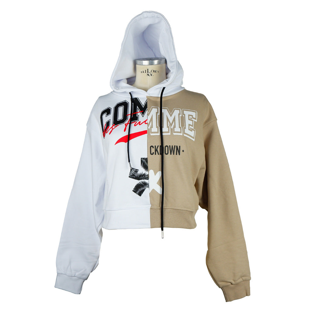 Comme des Fuckdown white sweatshirt, main product view