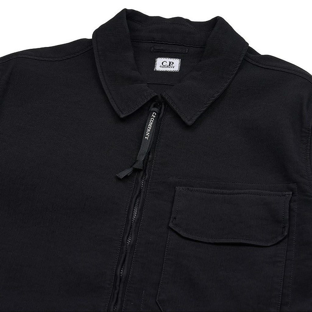 C.P. Company Double Weave Nylon Bomber Jacket in Black