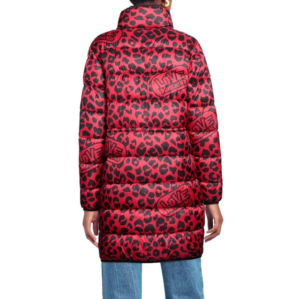 Love Moschino red jacket, alternate product angle