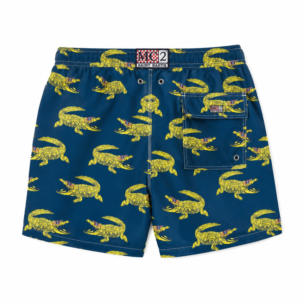 MC2 Saint Barth Alligator Swim Trunks