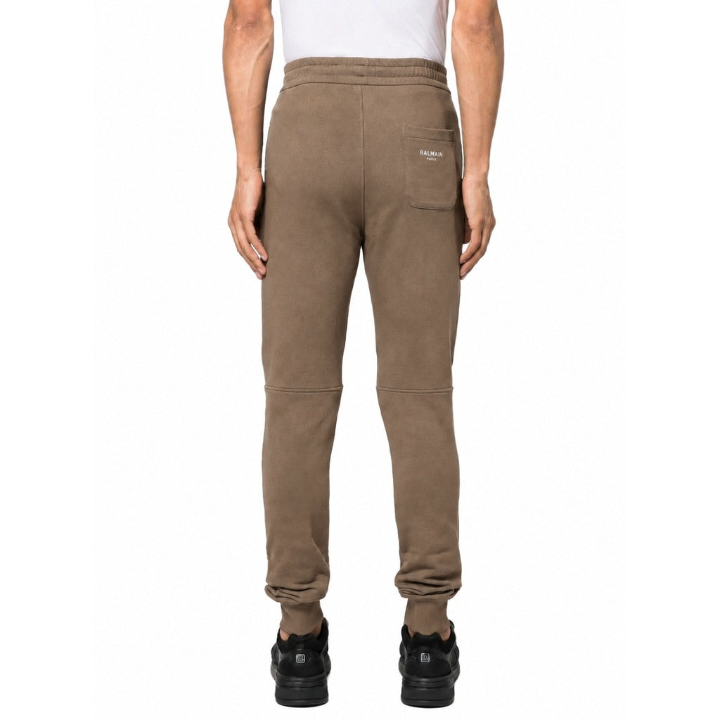 Balmain Joggers in Camel Cotton