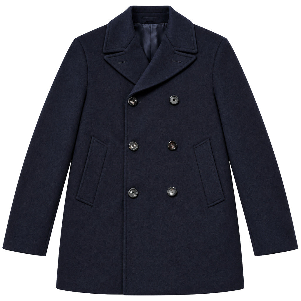 loro piana tessuto - cappotto peacoat in cashmere