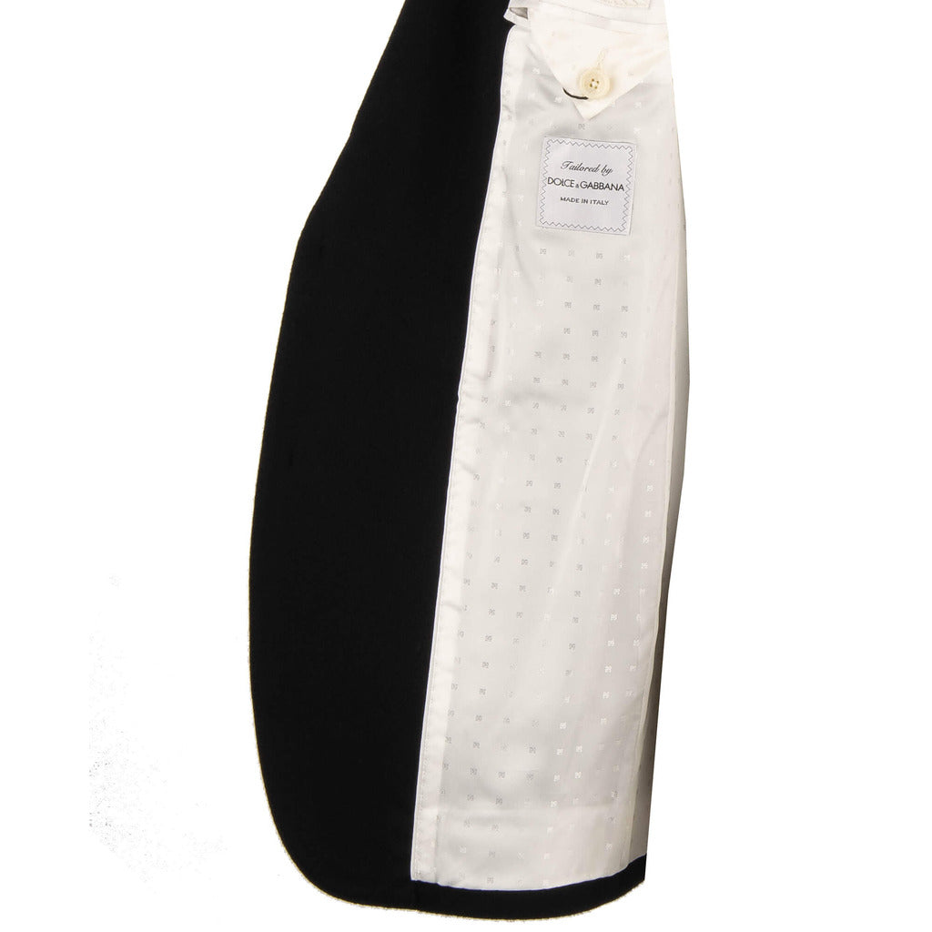 Dolce & Gabbana – black virgin wool jacket – open lining with inner label