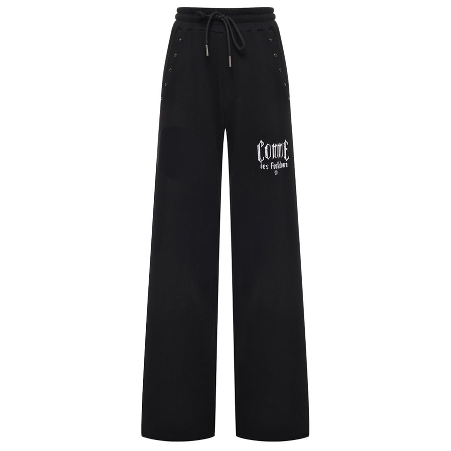 Comme Des Fuckdown Studded Sweatpants in Black