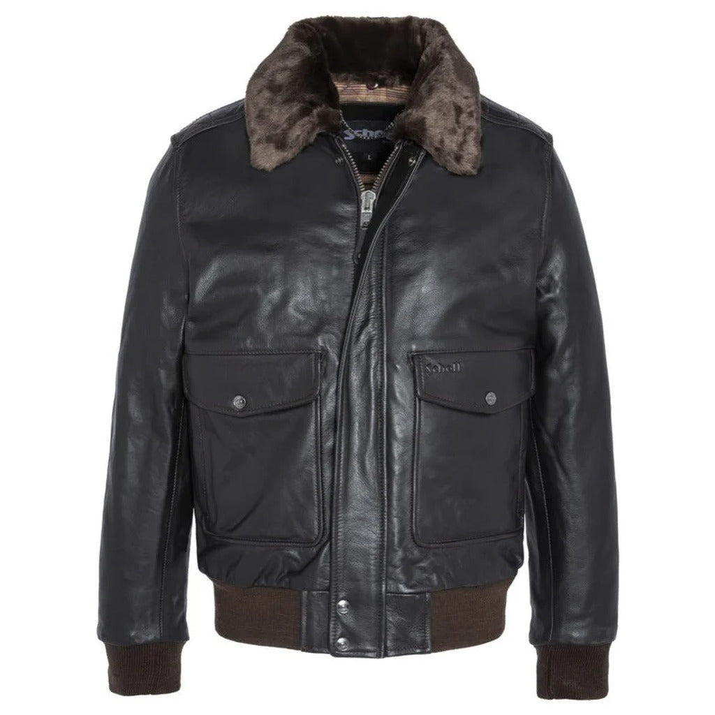 schott nyc - VINTAGE FLIGHT JACKET black