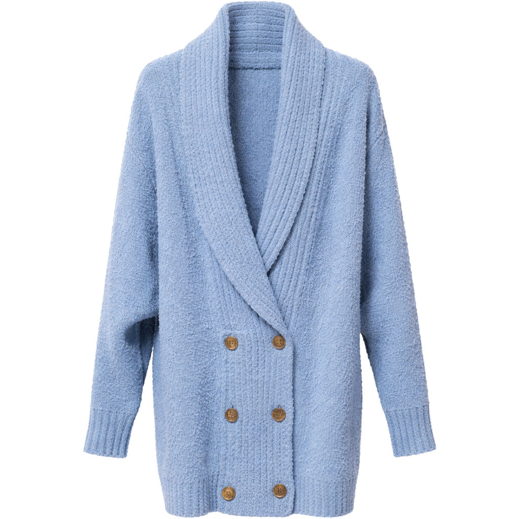 Elisabetta Franchi Coat in Baby Blue