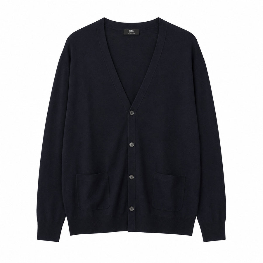 alpha studio - cardigan ultrafino