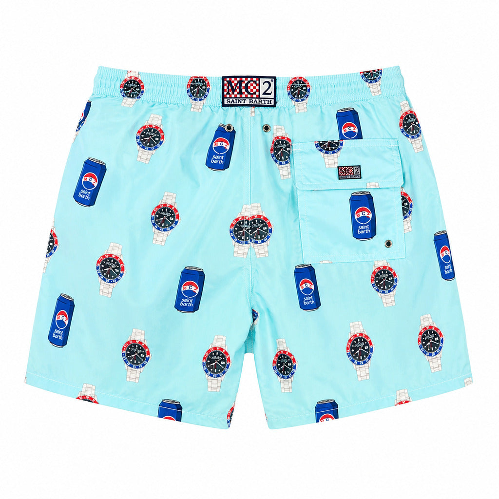 MC2 Saint Barth Fantasy Watch Can Swim Trunks