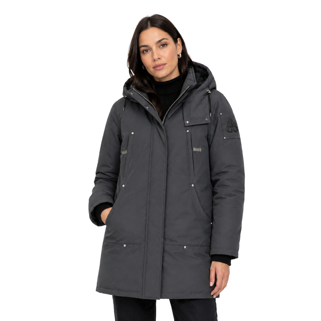 Moose Knuckles Grand Metis Grey Padded Jacket