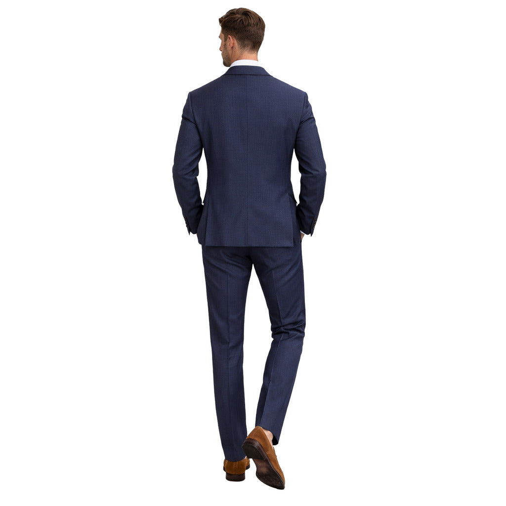Loro Piana Virgin Wool Suit in Navy Blue