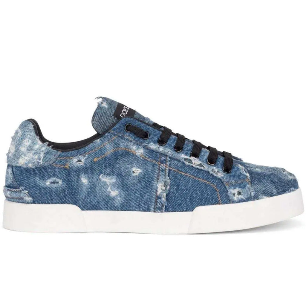 dolce & gabbana - sneakers patch denim