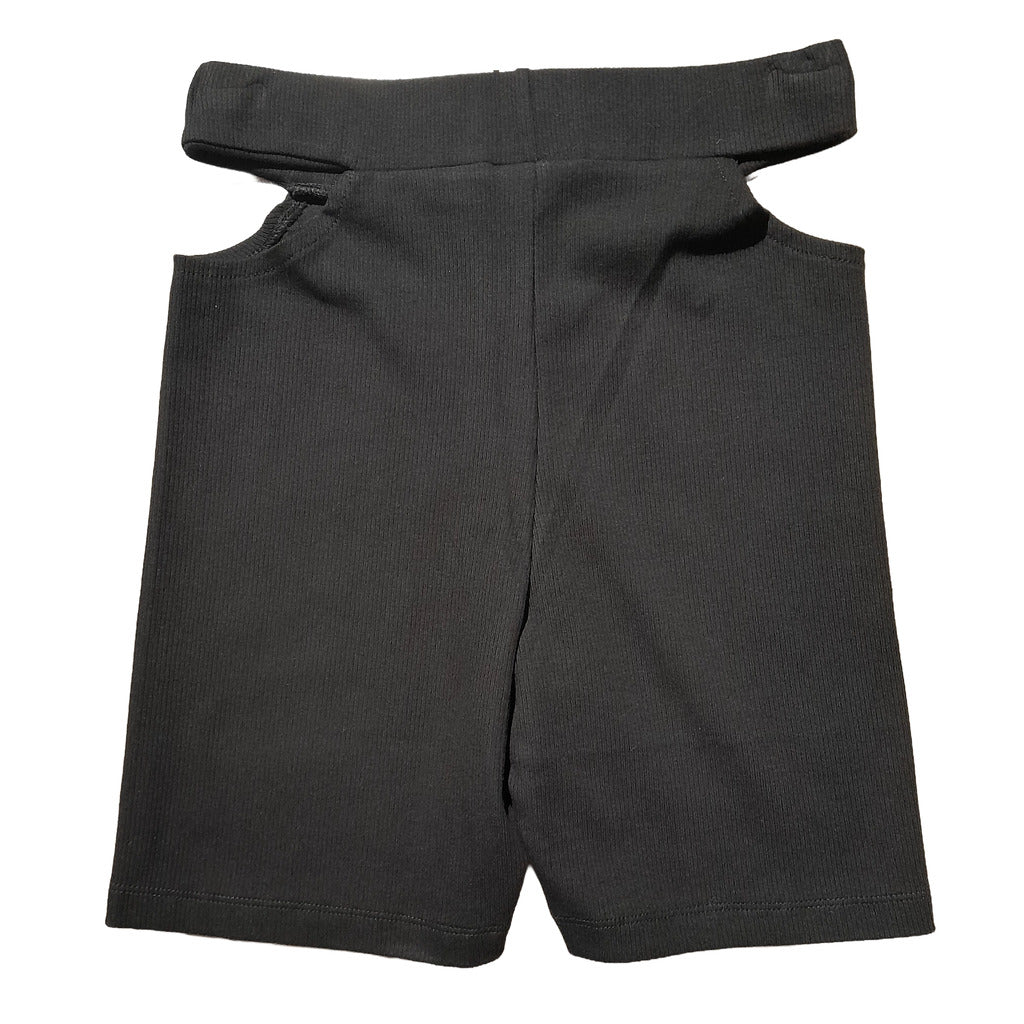 Comme Des Fuckdown Black Cotton Shorts
