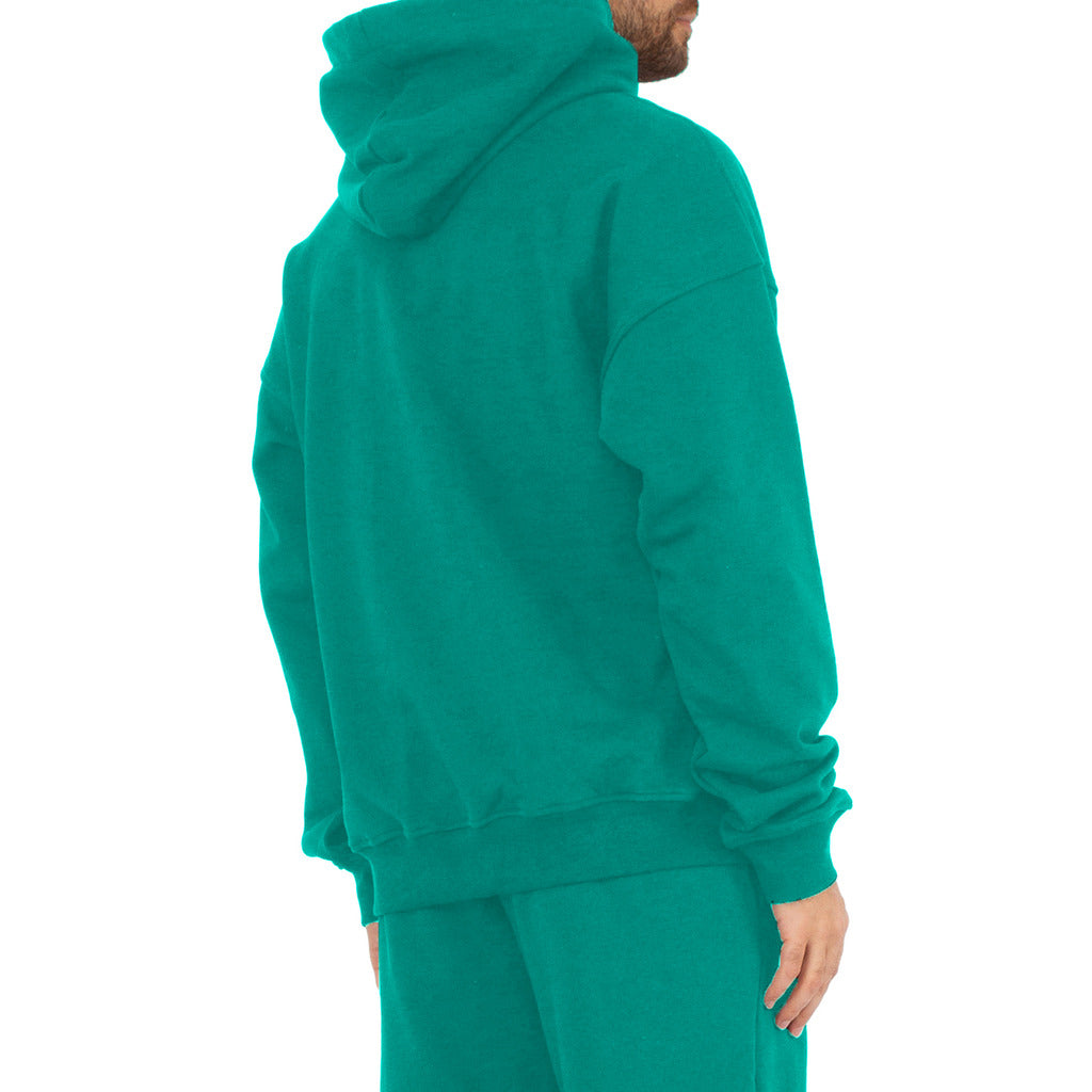 Comme Des Fuckdown Green Cotton Printed Hoodie