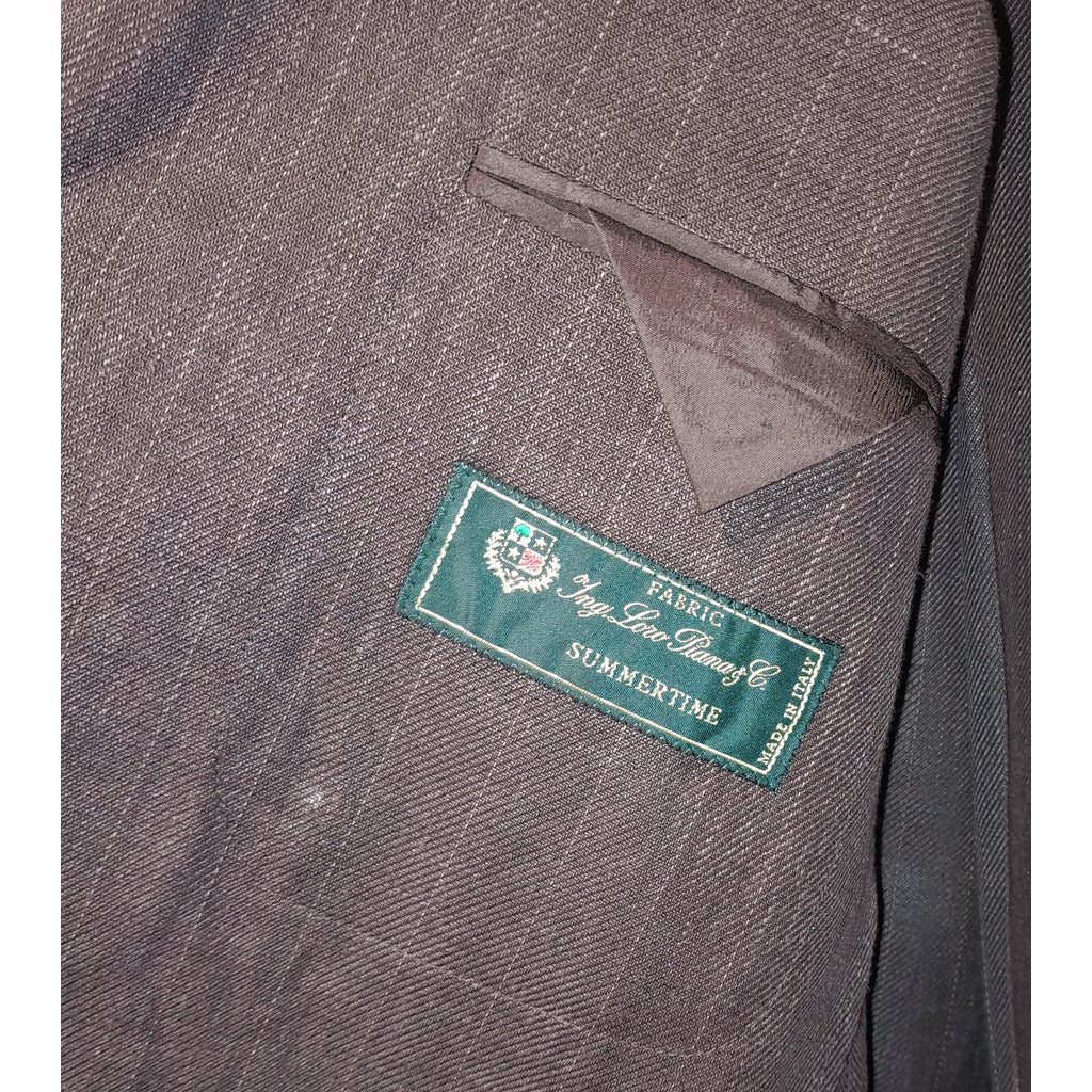 Loro Piana Tessuto Pinstriped Double-Breasted Suit