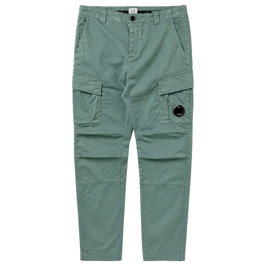 c.p. company - pantaloni cargo verde menta