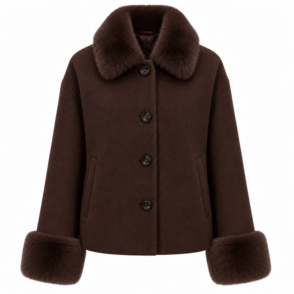 Loro Piana Capolavoro Short Coat in Blue
