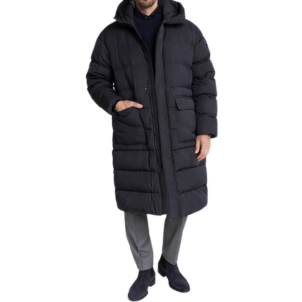 Peuterey Long Black Padded Down Jacket