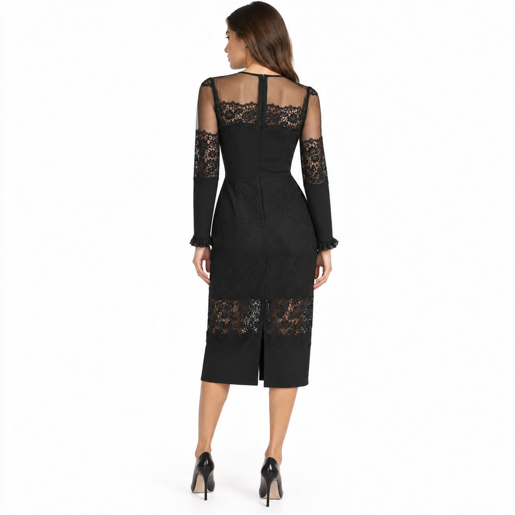 dolce & gabbana - abito lungo in pizzo