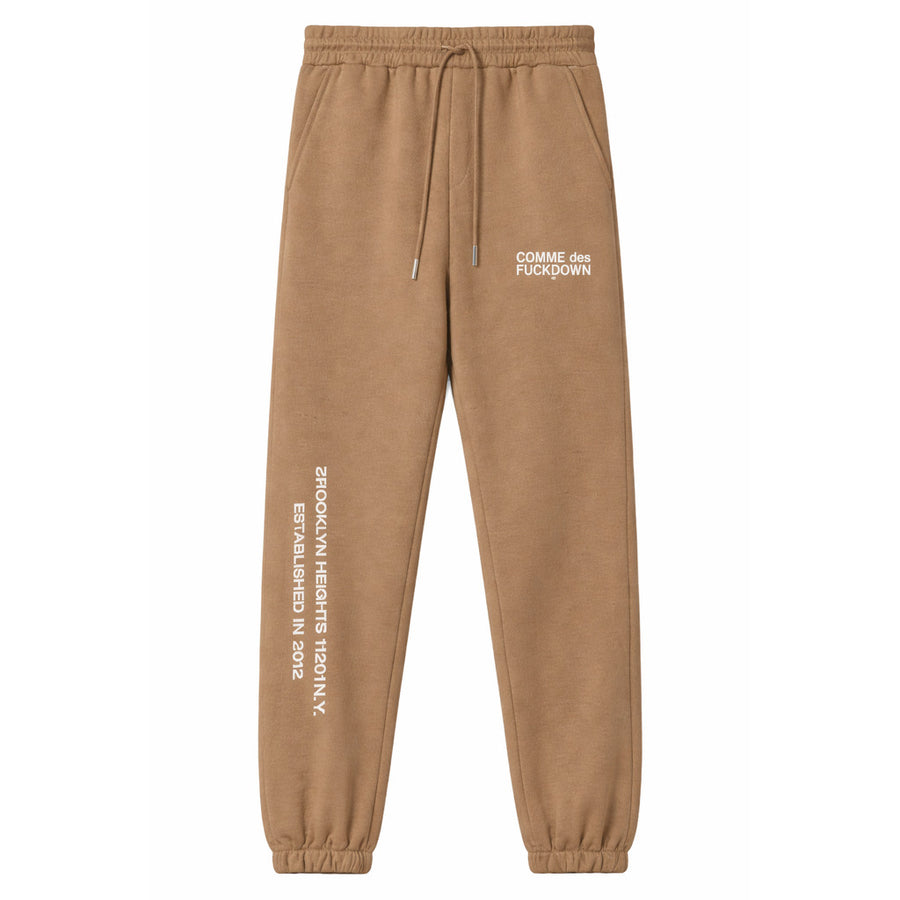 Comme des Fuckdown Sweatpants in Brown