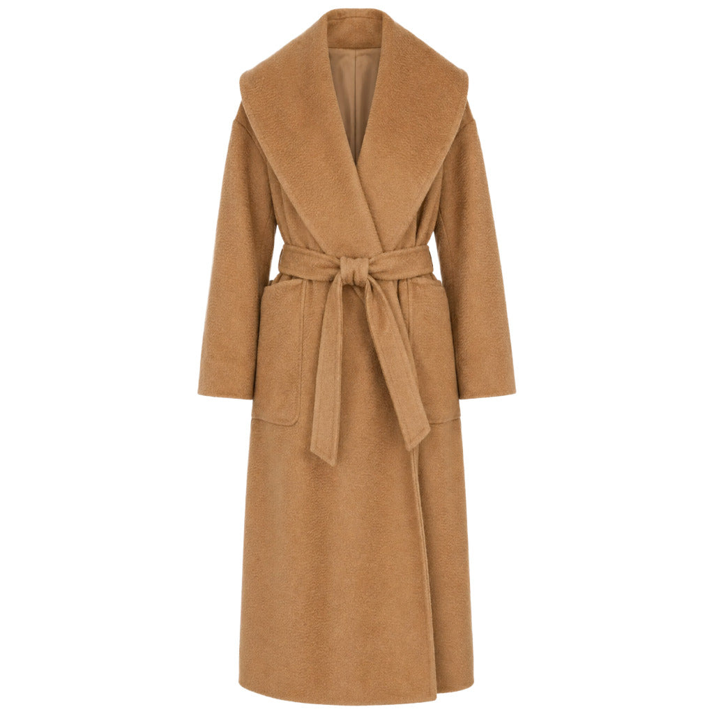 Max Mara – camel wool Gufo coat – image 1