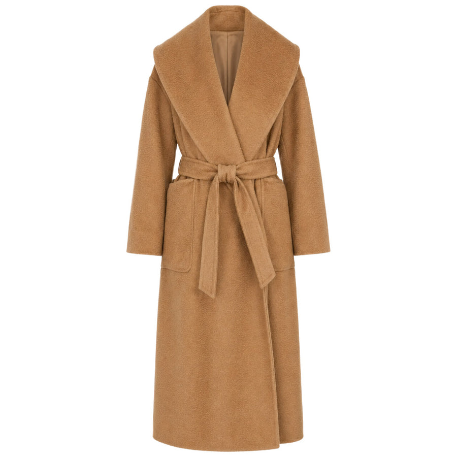 Max Mara – camel wool Gufo coat – image 1