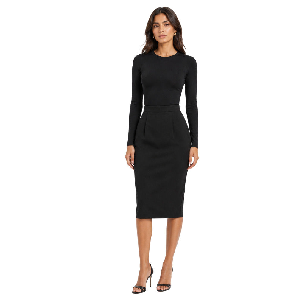 Dolce & Gabbana Black Skirt with Pockets