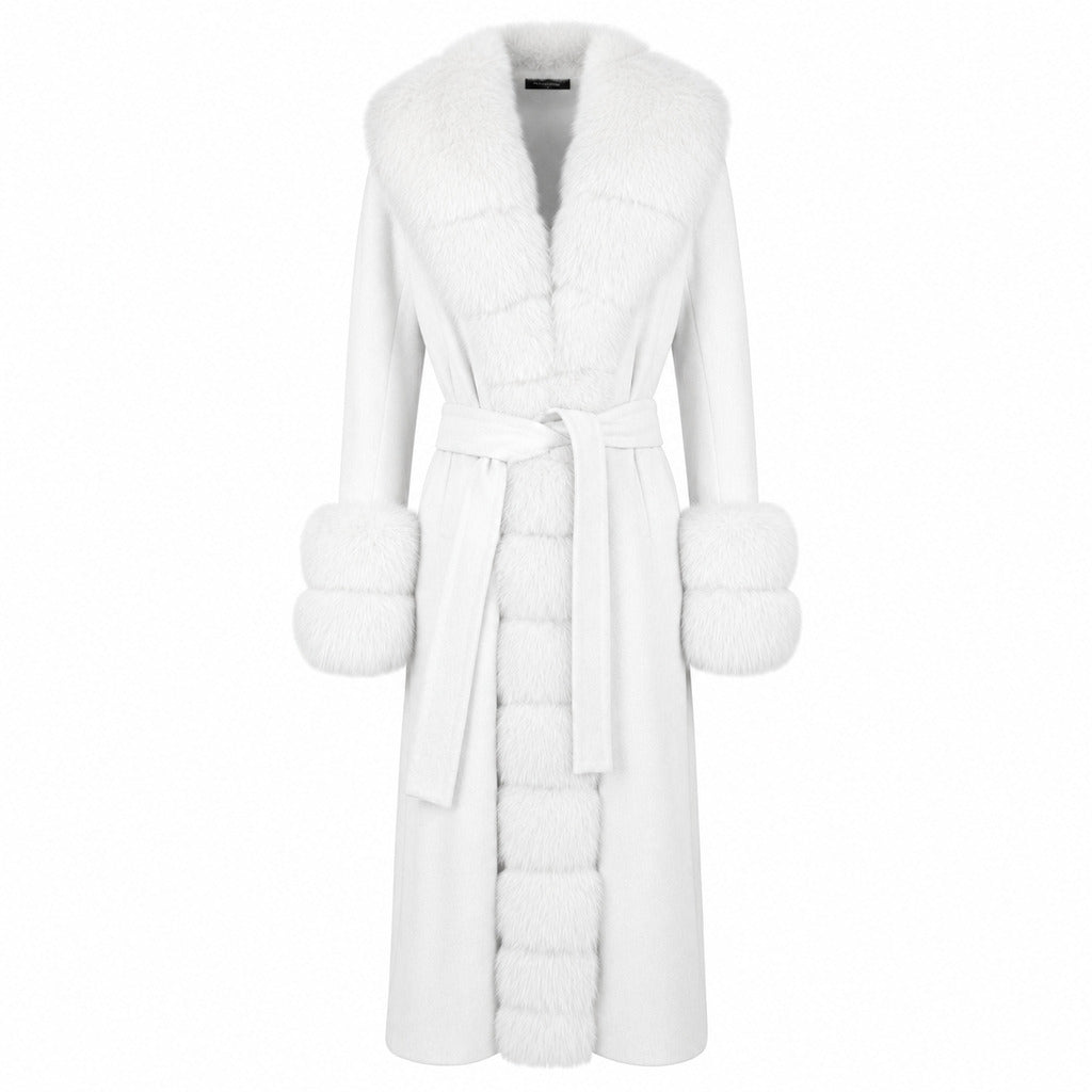 Loro Piana Tessuto Cappotto Pelliccia coat, main packshot