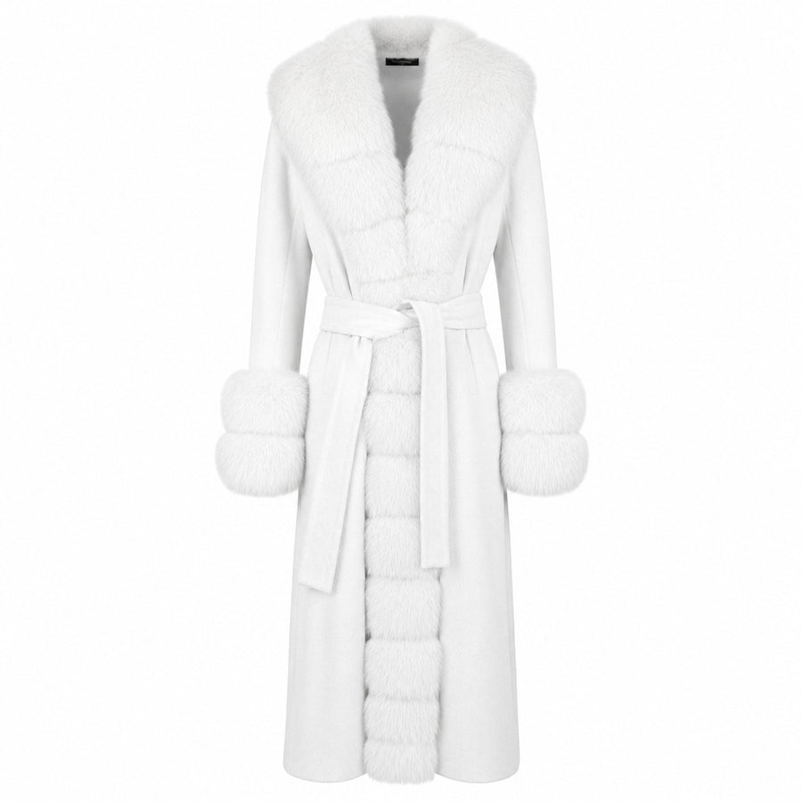 Loro Piana Tessuto Cappotto Pelliccia coat, main packshot