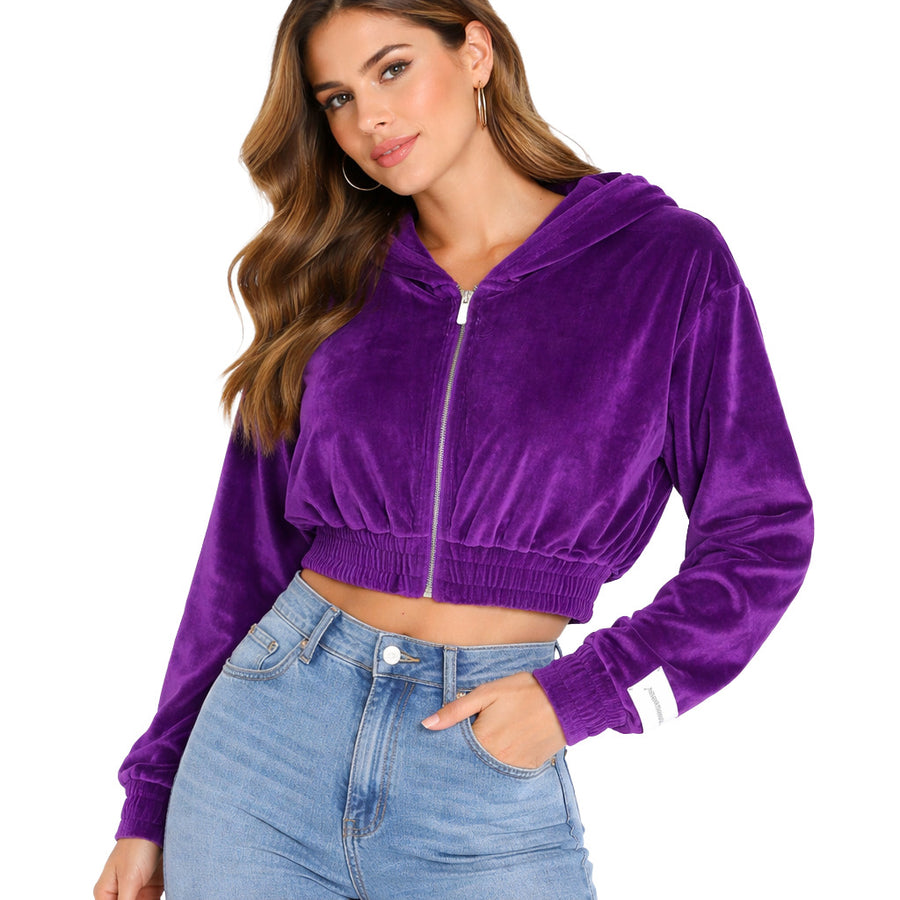 Hinnominate Zip-Up Hoodie in Purple