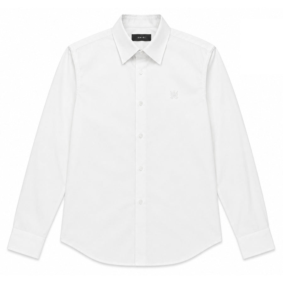 amiri - camicia cotone bianco
