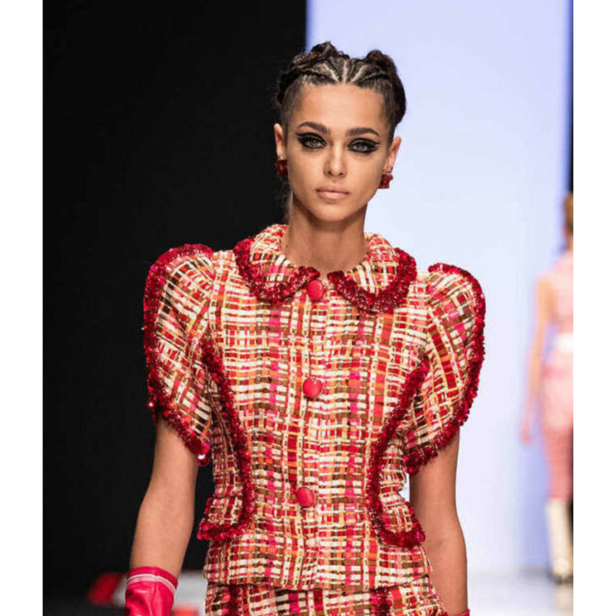 Elisabetta Franchi pink formal jacket, main product view