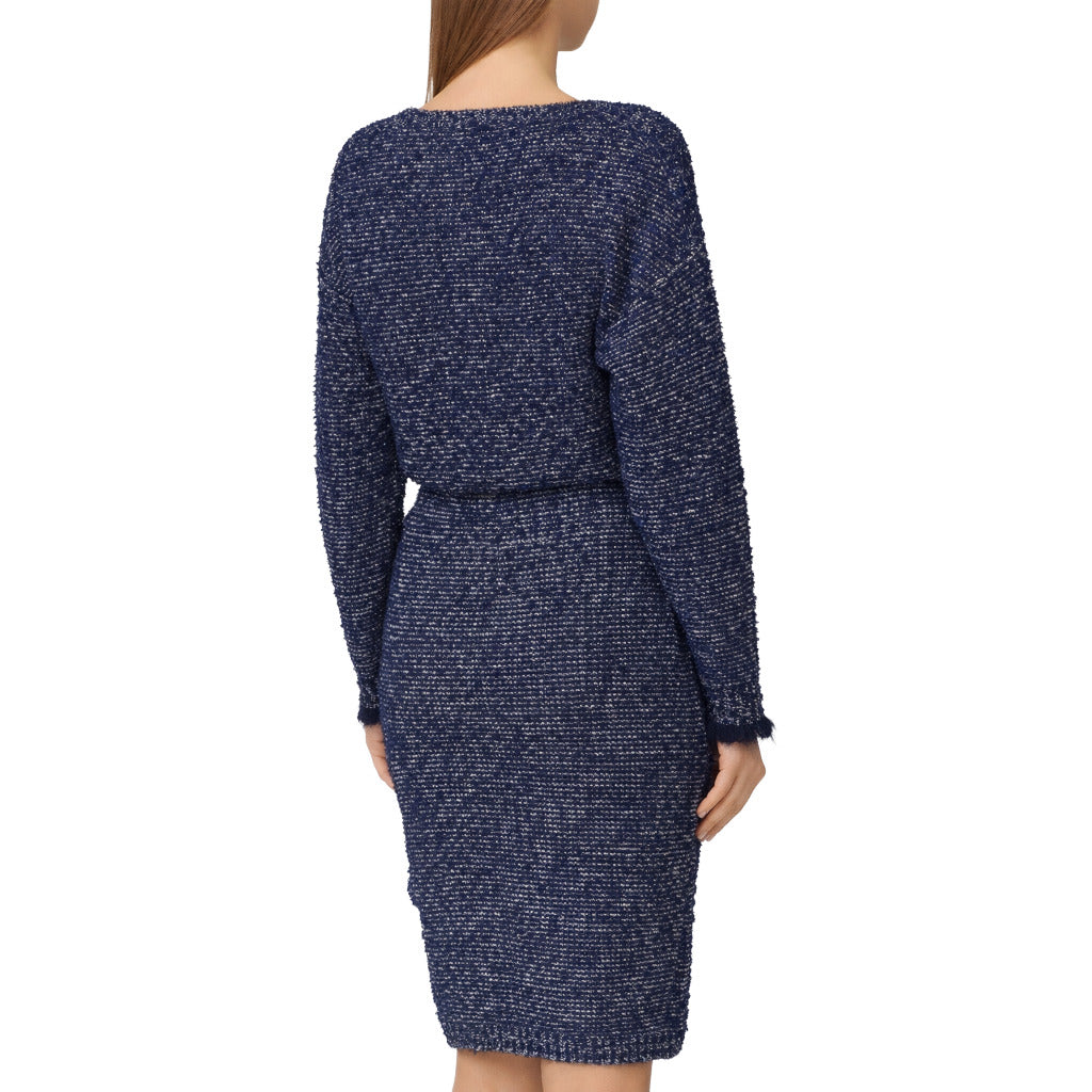 Elisabetta Franchi Dress in Smoky Blue