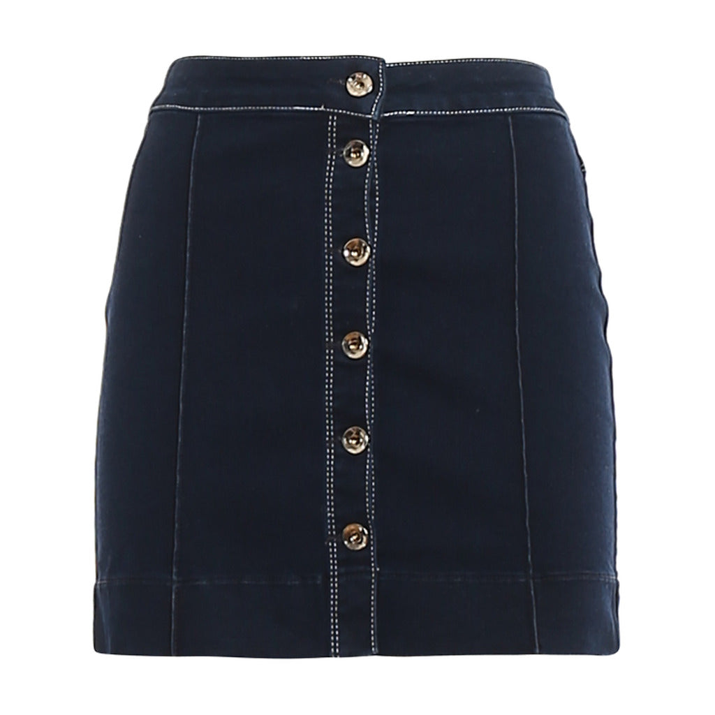 Patrizia Pepe Dark Blue Denim Miniskirt