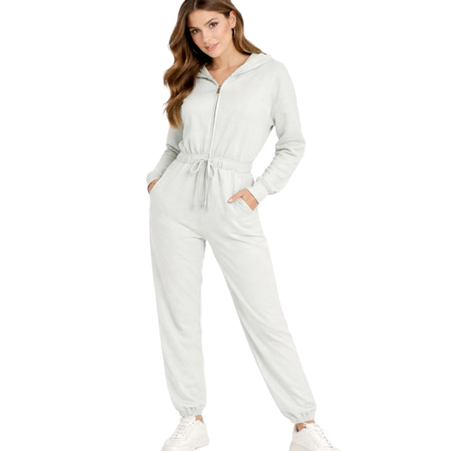 Hinnominate Hooded Jumpsuit in Light Blue