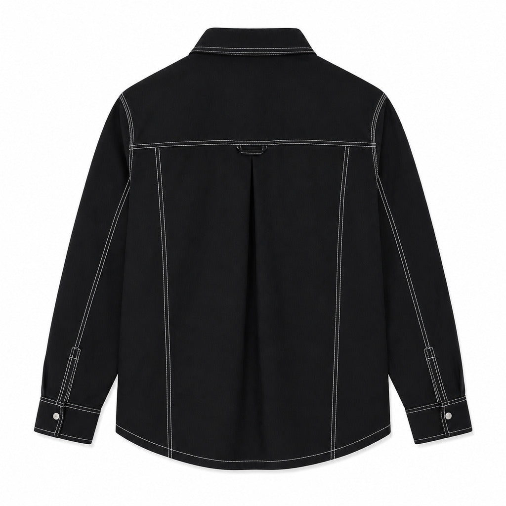 Moose Knuckles Shirt with Fur Chest Pocket