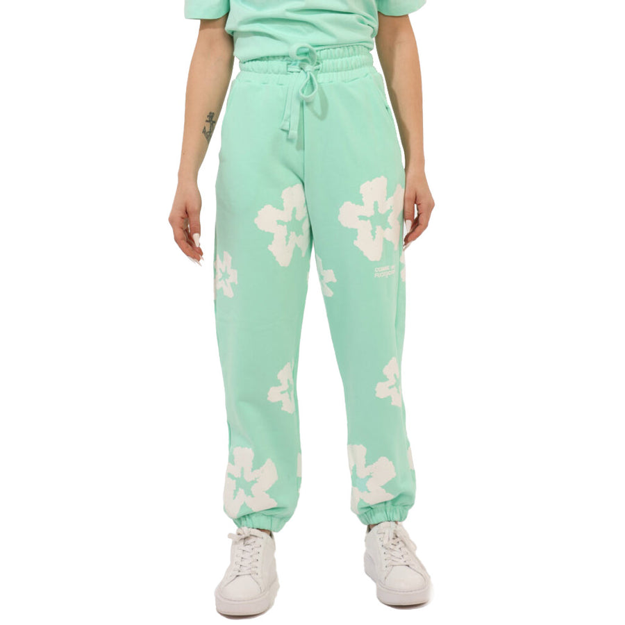 Comme des Fuckdown Printed Sweatpants in Green