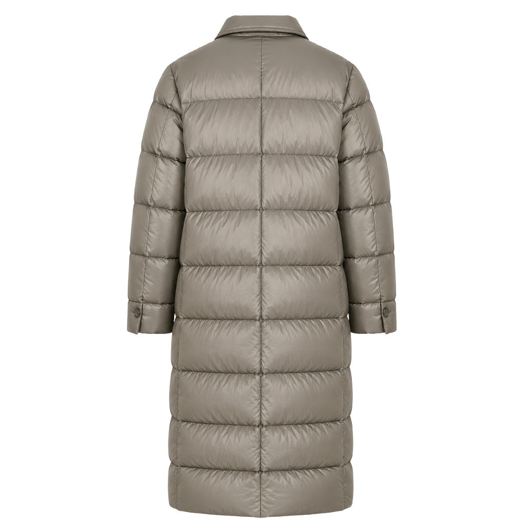 Peuterey – green long down jacket – image 2
