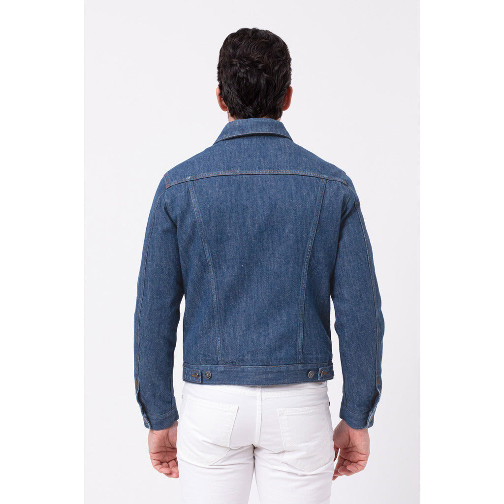 Don the Fuller Lione blue jacket, alternate view