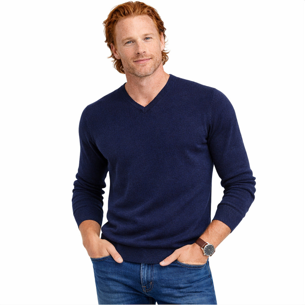 Emilio Romanelli Finezza 12 Cashmere V-Neck Sweater