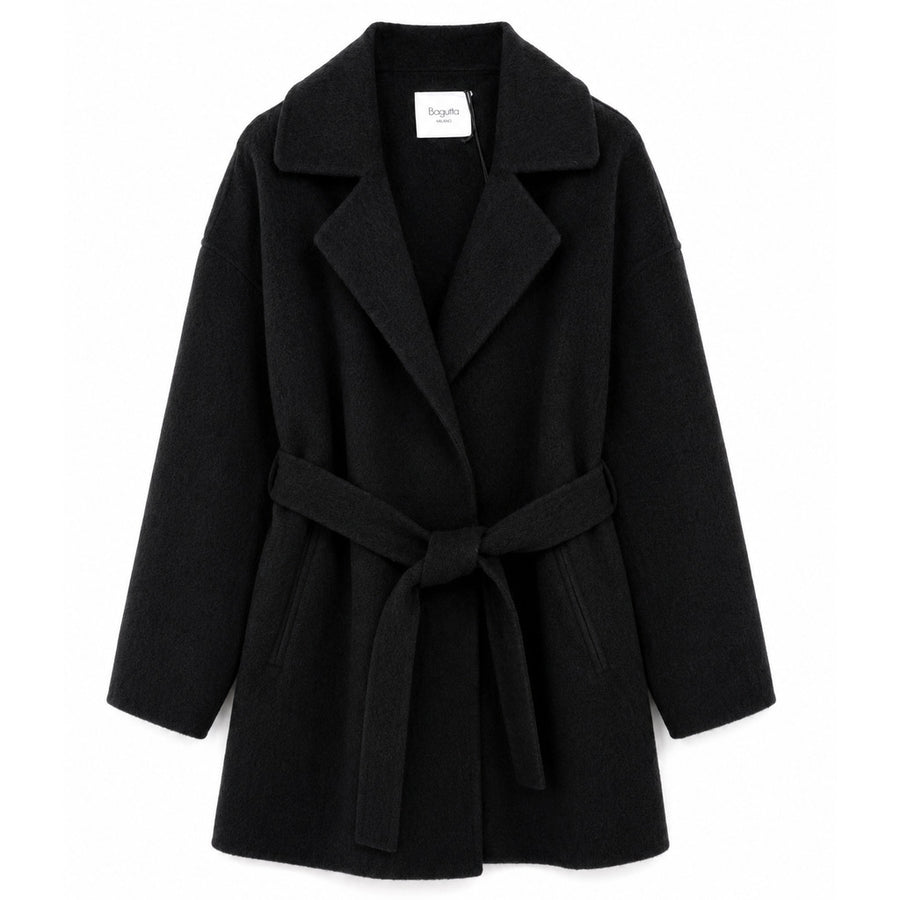 bagutta - cappotto lana con cintura