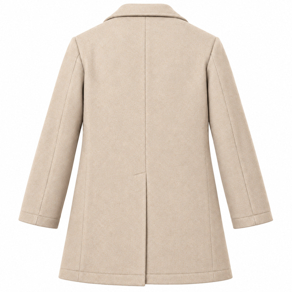 loro piana tessuto - cappotto capolavoro peacoat moro