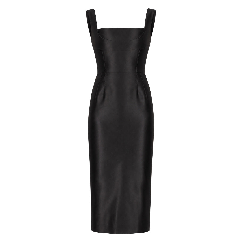 dolce & gabbana - abito nero con spalline