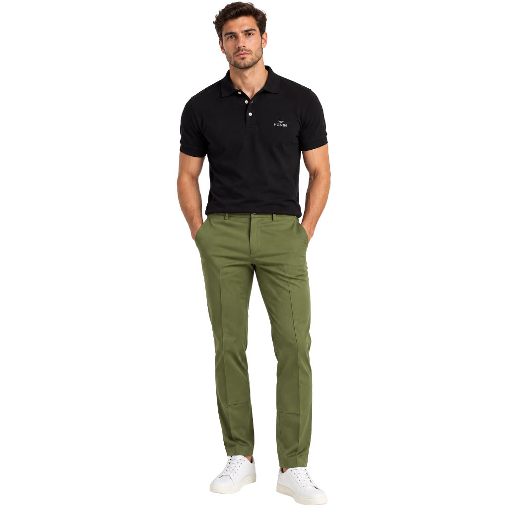 hogan - pantalone lana verde