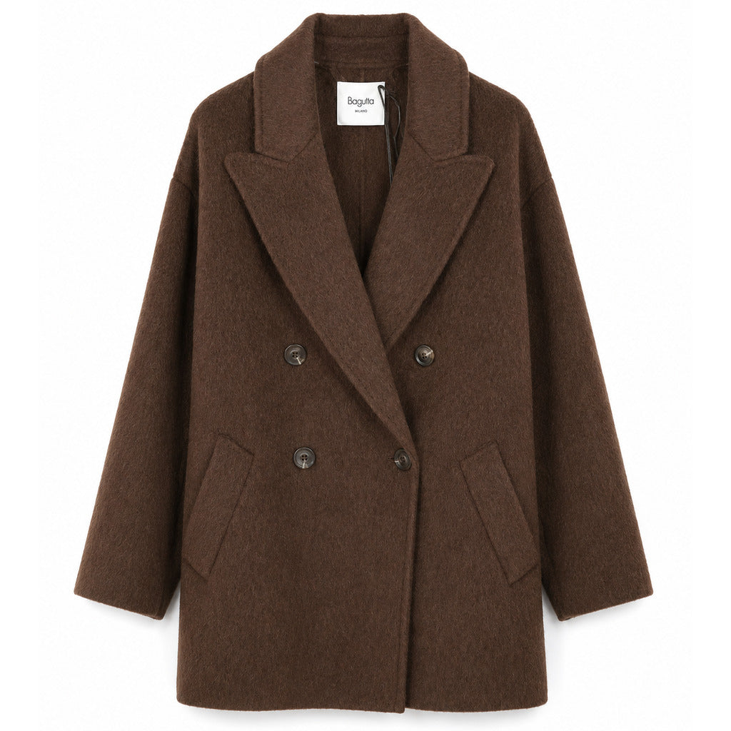 Bagutta Double-Breasted Wool Coat
