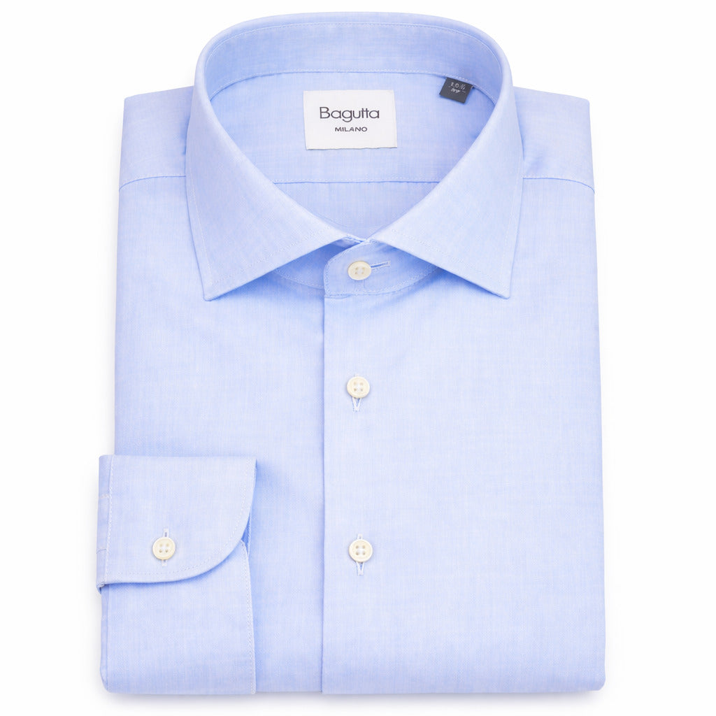 Bagutta Walter300381 Slim Fit Shirt in Light Blue