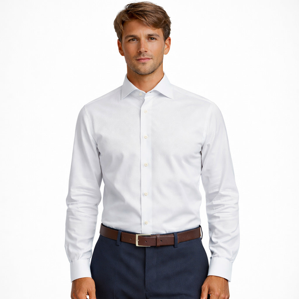 Bagutta Brando Shirt with Italian Collar