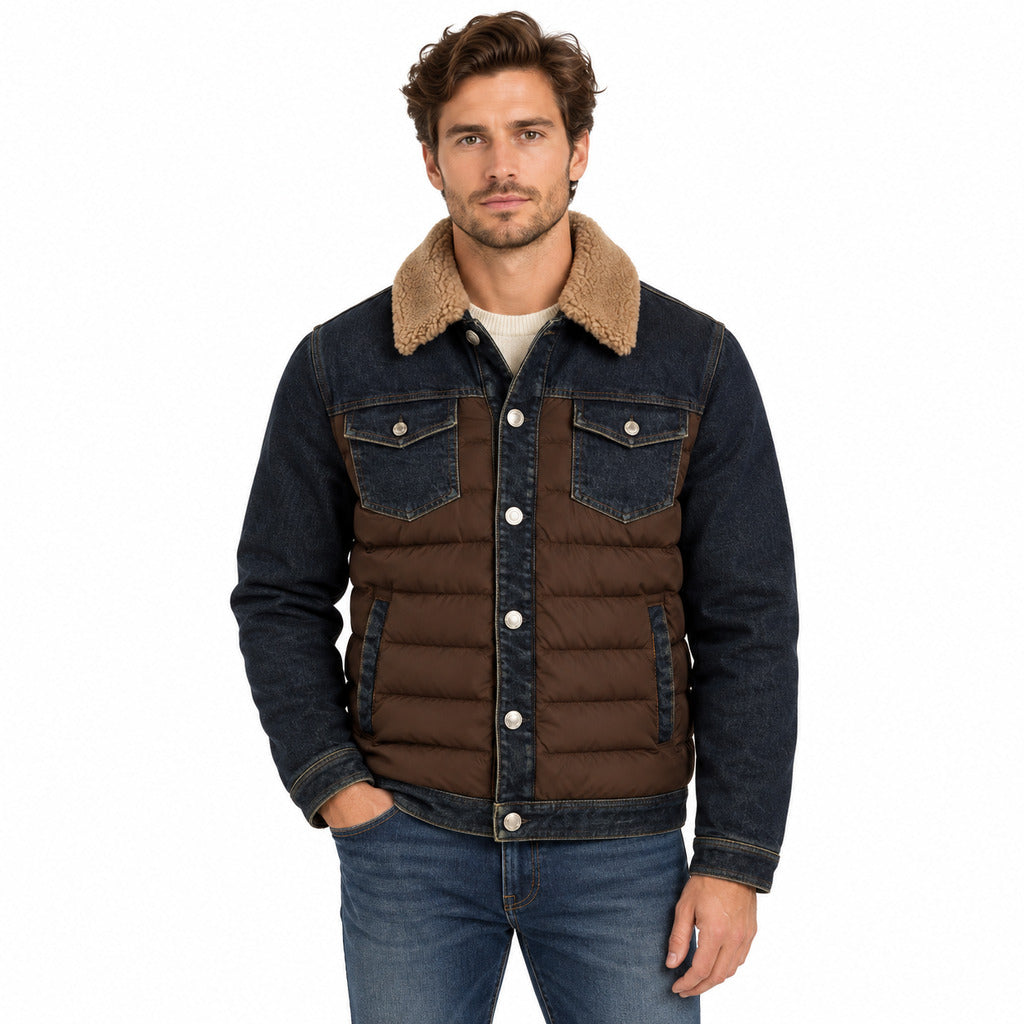 Moorer – Mondor Fur Jacket in Brown – front worn by model